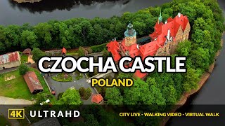 4K Walking Tour of Czocha Castle Poland Visiting amazing polish castles [upl. by Krischer]