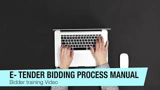 E Tender Submission Bidder Training Video [upl. by Buddie]