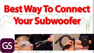 The Best Way To Connect A Subwoofer [upl. by Annawit]