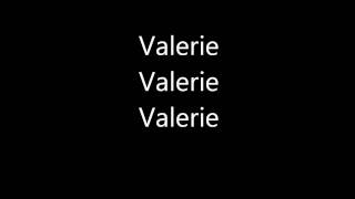 Amy Winehouse  Valerie Lyrics [upl. by Hpesoy]