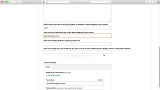 How to Add A Registered Agent Through Amazon Brand Registry [upl. by Spencer]
