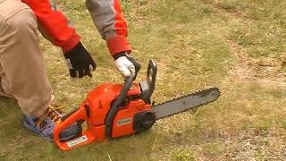 Chainsaws  Husqvarna 345 v 445  a comparison [upl. by Deutsch]