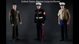 Marine Corps Uniforms [upl. by Nnyllatsyrc667]