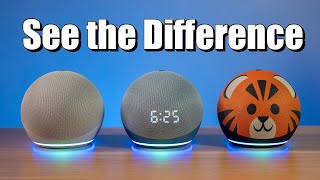 Whats the Difference Between the New Echo Dots [upl. by Ahsenak]