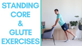 Essential Standing Glute amp Core Workout for Seniors [upl. by Sisak966]