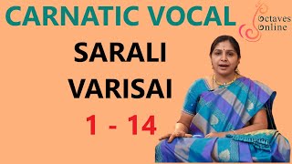 Sarali Varisai  1  14 All three speeds [upl. by Anitniuq250]