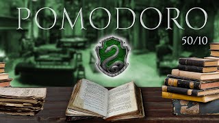 SLYTHERIN 📚 POMODORO Study Session 5010  Harry Potter Ambience 📚 Focus Relax amp Study in Hogwarts [upl. by Joane]