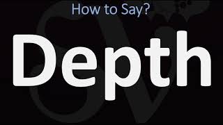 How to Pronounce Depth CORRECTLY [upl. by Zeni]