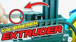 EXTRUDER KALIBRIEREN 3D Drucker  TUTORIAL ESteps [upl. by Niamert]