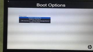 How to boot the hp EliteBook laptop from usb flash drive [upl. by Leontina756]