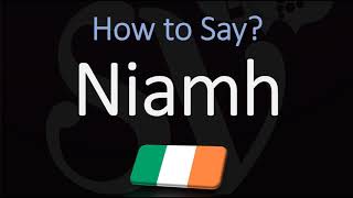 How to Pronounce Niamh CORRECTLY Irish Names Pronunciation [upl. by Tartan]