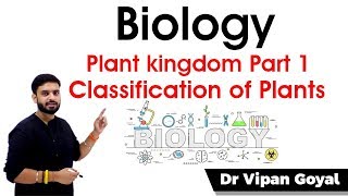 Biology l Botany  Classification Of Plants  Plant Kingdom l Part 1 l Dr Vipan Goyal l Study IQ [upl. by Ilsel]