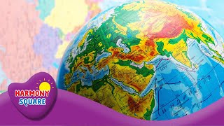 Maps amp Globes  Lets Talk Geography on the Learning Videos Channel [upl. by Wordoow]