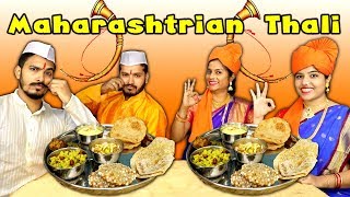 Maharashtrian Thali Challenge  Cultural Food Competition [upl. by Bourne424]