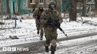 Ukraine frontline fighting Russian forces attack Vuhledar  BBC News [upl. by Pierrette]