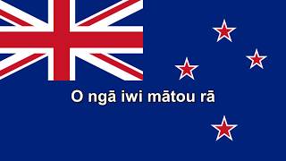 National Anthems New Zealand Aotearoa  Short version  Lyrics  Translation [upl. by Culley]