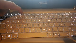 How to Turn OnOff Keyboard Back light And Screen Brightness Asus Laptops [upl. by Mayer157]