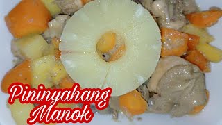 Pininyahang Manok Recipe  Chicken Pineapple with Milk [upl. by Arec]