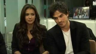 ITN Interview about Twilight amp Vampire Diaries with Paul Wesley Ian Somerhalder amp Nina Dobrev [upl. by Jueta]