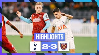 TOTTENHAM HOTSPUR 23 WEST HAM  PRESEASON HIGHLIGHTS [upl. by Grosberg]