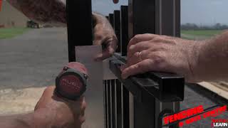 How To Install A Sliding Gate From Scratch The Easy Way [upl. by Adyam]