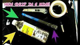 HOW to REGRIP a GOLF CLUB in 5 MINUTES [upl. by Ardnac]