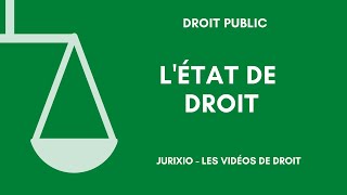 LEtat de droit [upl. by Isak]