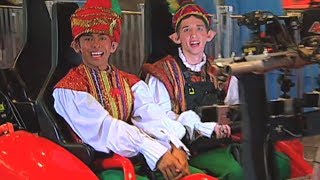 Christmas Town Elves Ride Verbolten  Busch Gardens [upl. by Anaya359]