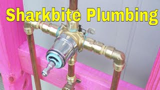 Plumbing With Sharkbite Fittings [upl. by Htiaf76]