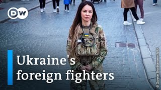 Meet the foreign fighters joining Ukraines battle with Russia  DW News [upl. by Sesiom848]