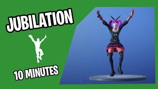 FORTNITE JUBILATION DANCE 10 MINUTES  FORTNITE EMOTES [upl. by Artemisa769]