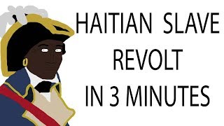 Haitian Slave Revolt  3 Minute History [upl. by Theodoric]