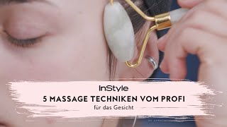 Straffe Haut durch Gesichtsmassage 5 Techniken [upl. by Gambrell]