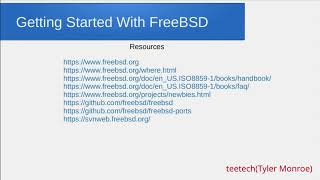 Getting Started With FreeBSD [upl. by Vallery40]