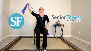 Senior Fitness  Seated Resistance Band Workout For Beginners [upl. by Blane]