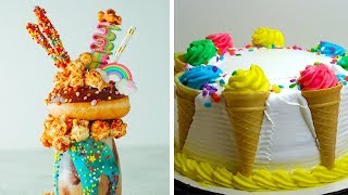 15 Amazingly Simple Cake Decorating Ideas [upl. by Ahsirk154]