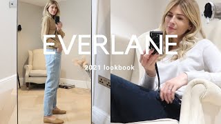 EVERLANE TRY ON HAUL  Lookbook 2021 [upl. by Auoh998]