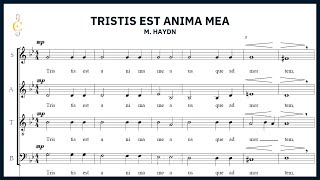 Choeur Ephata  Tristis est anima mea  JM Haydn [upl. by Antonie]