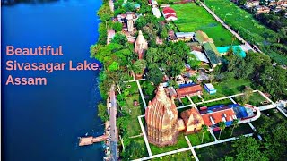 Beautiful Sivasagar or Borpukhuri Lake in Sibsagar  Assam  Northeast  India [upl. by Ynabe116]