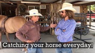 Catching Your Horse  Everyday Horsemanship Tips with guest Dale Brisby [upl. by Hoon402]