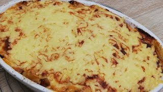 GRATIN DE PÂTES CRÉMEUX AU POULET FACILE CUISINE RAPIDE [upl. by Grier153]