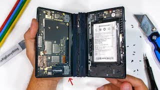 Worlds First Folding Phone Teardown  Royole Flexpai [upl. by Haikezeh169]