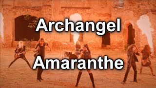 Archangel  Amaranthe English Lyrics [upl. by Arbmik]