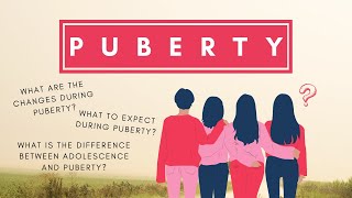 Introduction to Puberty amp Adolescence  Changes during Puberty [upl. by Lordan]