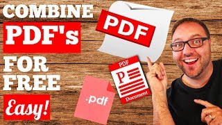 How To Combine PDF Files Into One  FREE [upl. by Gerome]