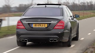 DECAT Mercedes S63 AMG V8 BiTurbo W221  LOUD Revs amp Accelerations [upl. by Hsemar]