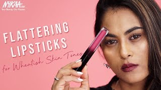 Best Lipstick Shades For Medium Skin Tones Ft Neha Desai  Nykaa [upl. by Nerra513]