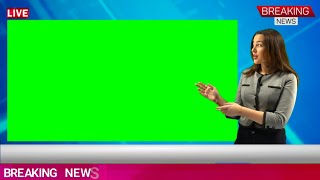 News Studio Green Screen  New Style Virtual Effects News Room amp News Studio ē Lower Third Template [upl. by Tonia]