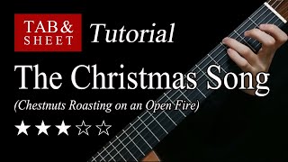 The Christmas Song Chestnuts Roasting on an Open Fire  Fingerstyle Lesson  TAB [upl. by Sialac]