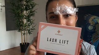 lifting brwi zestawem do rzęs w domu  LASH LIFT iconsign [upl. by Ssor]